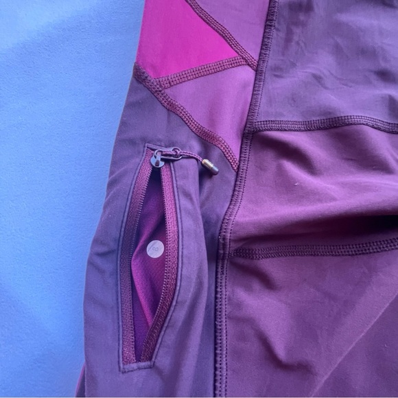lululemon athletica Burgundy Leggings - Picture 9 of 9